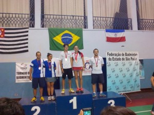 Dupla Mista B - Francisco Brandão e Andrezza Ribeiro (CAP) - campeões