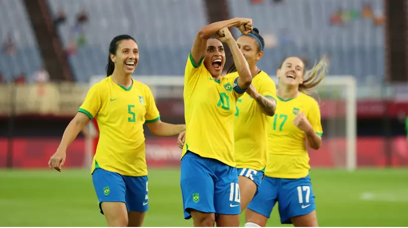 Brasil estreia nos Jogos de Tóquio com seleção de futebol feminino