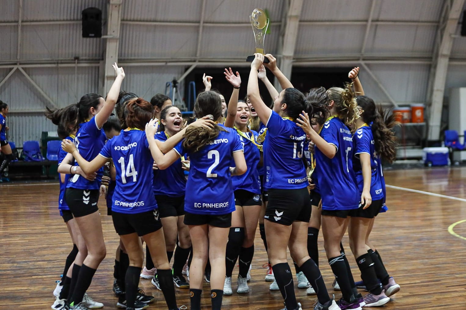 E.C. Pinheiros conquista Campeonato Paulista Feminino Infantil