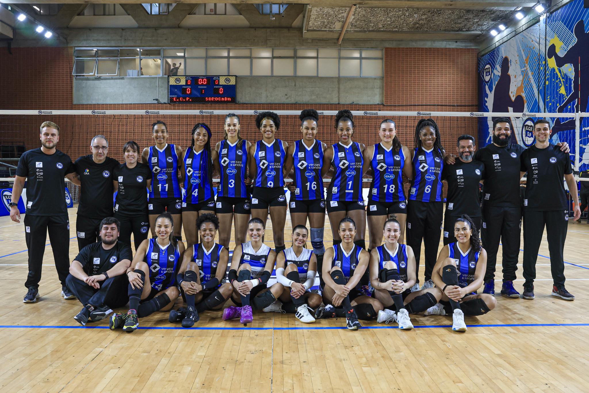 A novíssima equipe de voleibol do Pinheiros estreia com vitória no  Campeonato Paulista - Esporte Clube Pinheiros