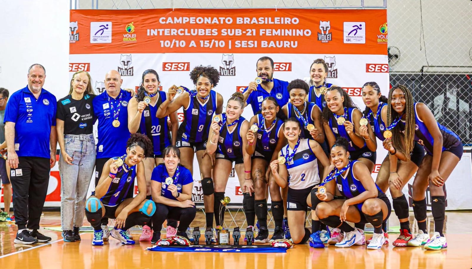 Vôlei Feminino de Santos estreia no Paulista Sub-21 em Bauru